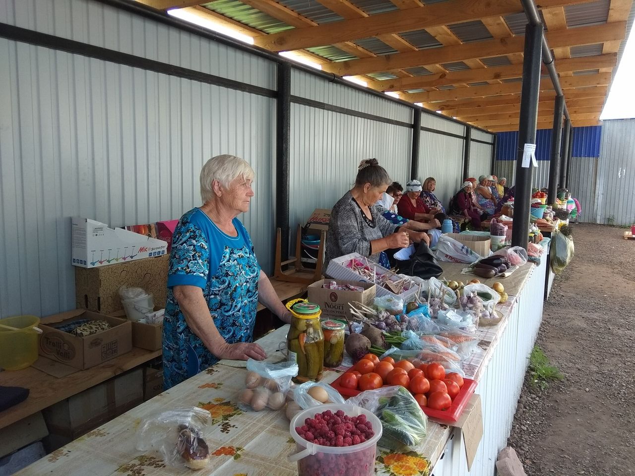 Цены на рынке в Мензелинске