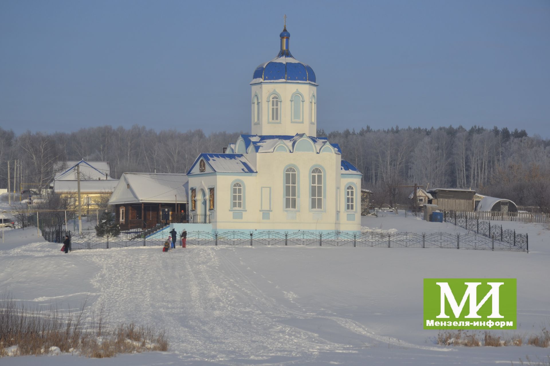 Рождественское представление в селе Коноваловка