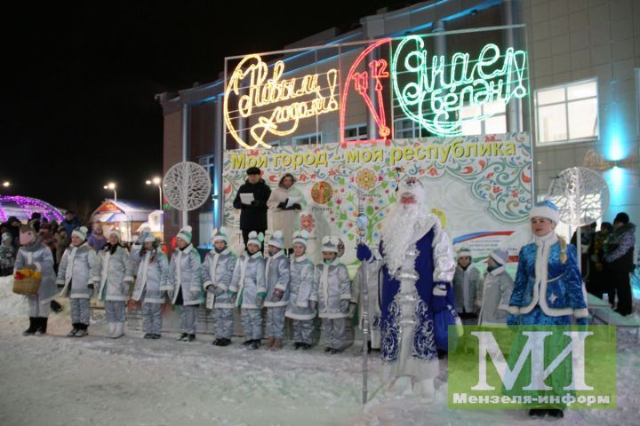 Новогоднее представление в Мензелинске