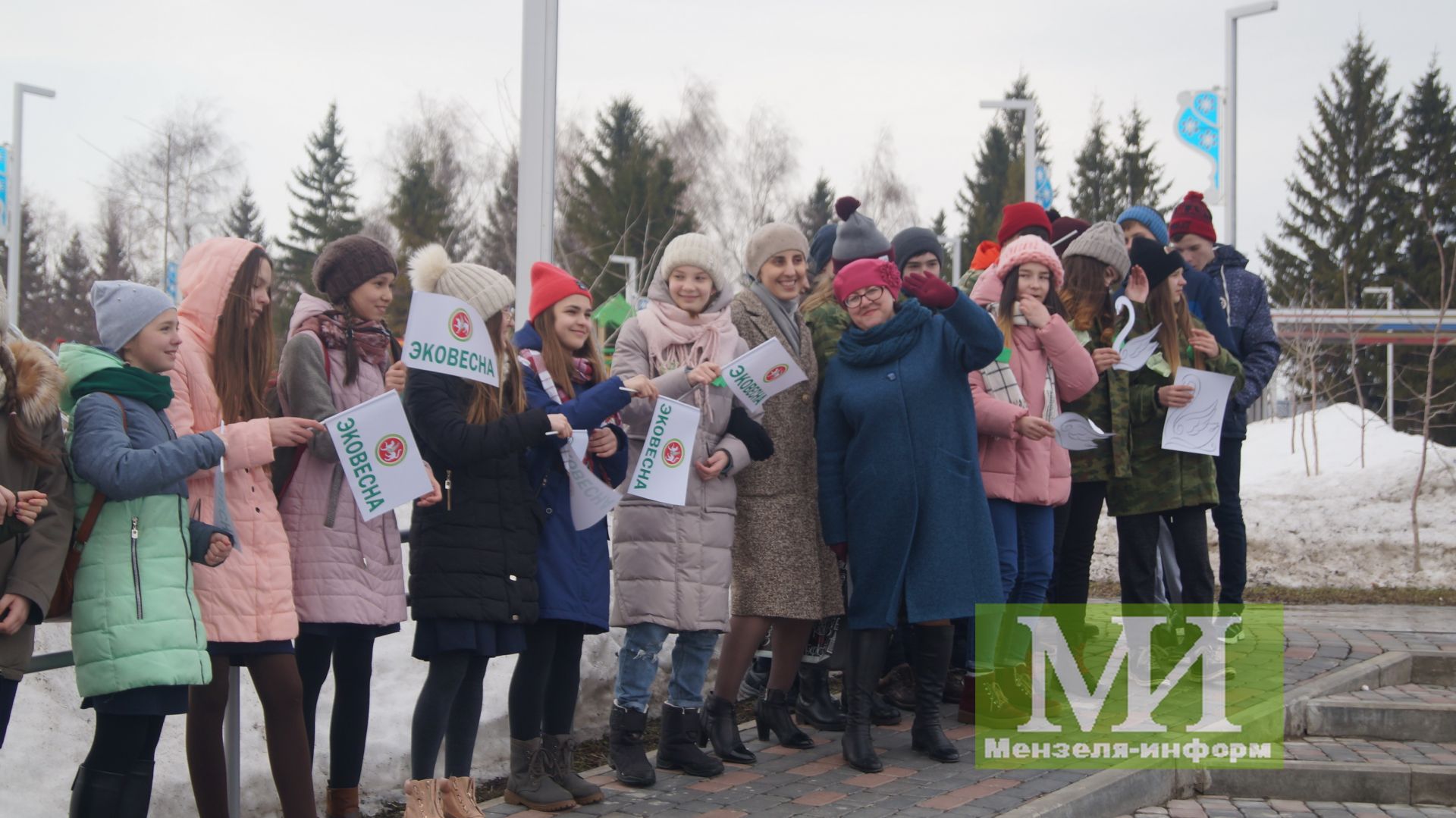 Мензелинские школьники присоединились к Республиканской акции «ЭКОВЕСНА»