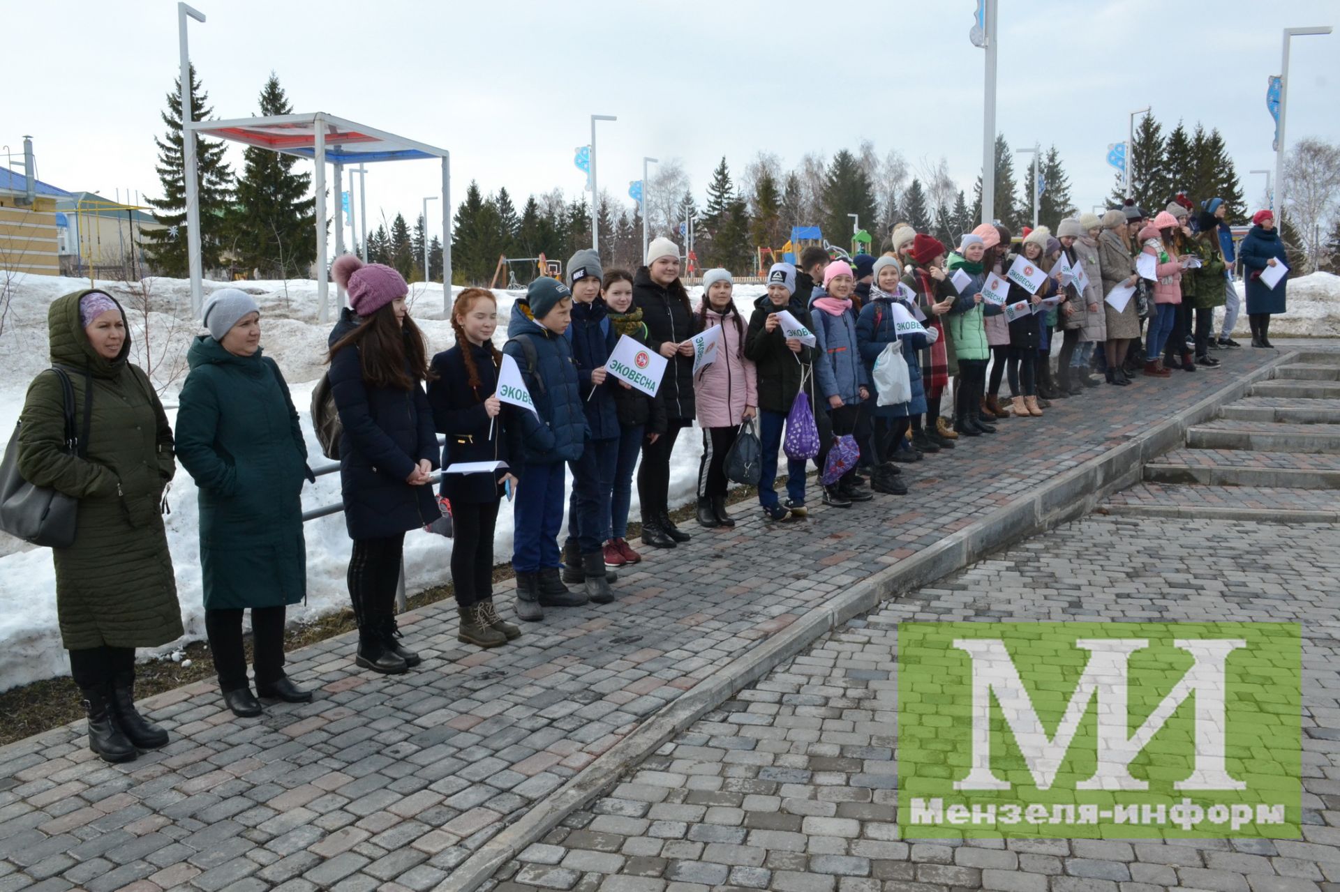 Мензелинские школьники присоединились к Республиканской акции «ЭКОВЕСНА»