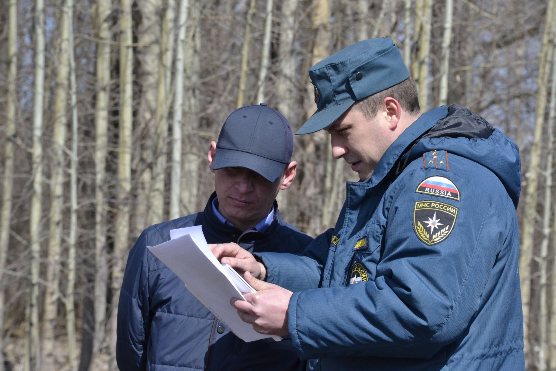 Третий этап Всероссийских командно-штабных учений по ликвидации последствий чрезвычайной ситуации, вызванной лесным пожаром  в Мензелинском муниципальном районе