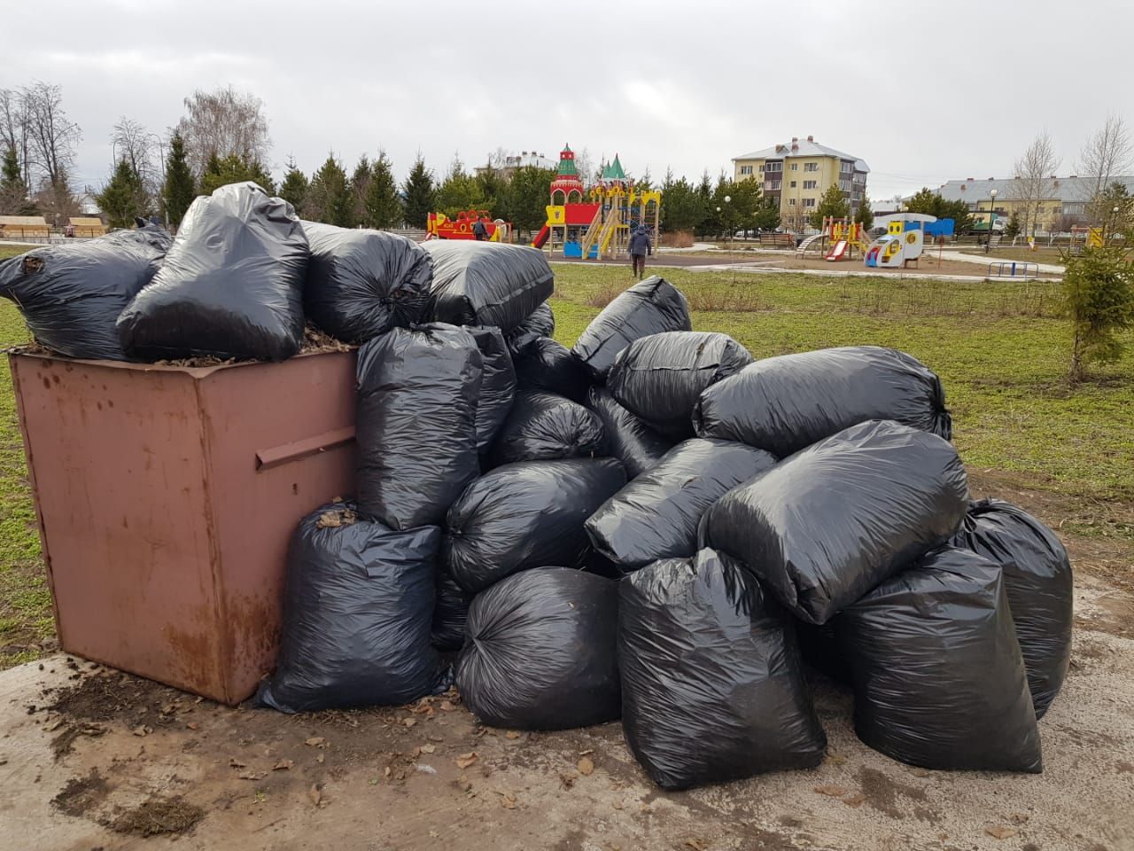 Результаты субботника в Мензелинске