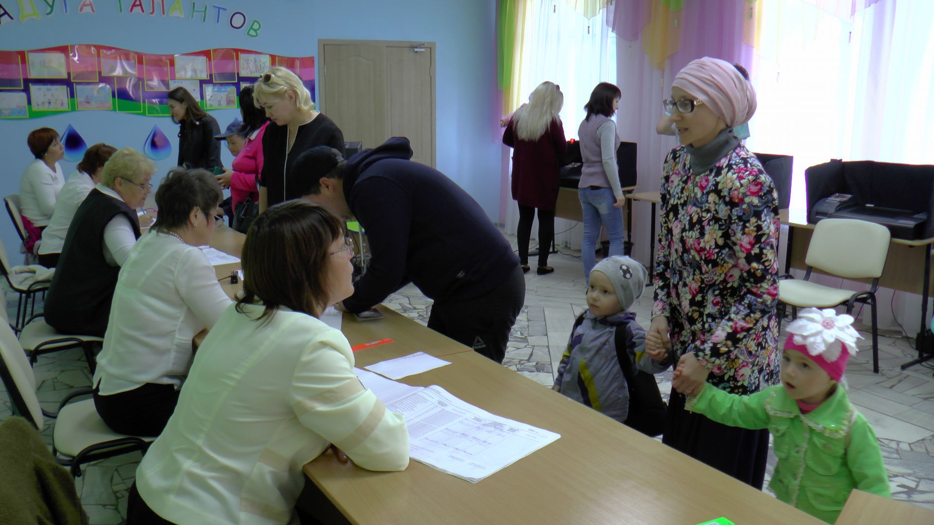 В Мензелинске голосуют всем коллективом