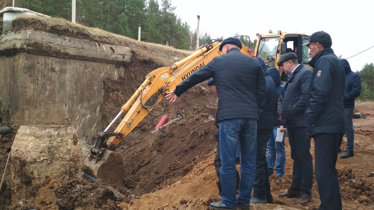 Идёт второй этап капремонта Мензелинского водозабора