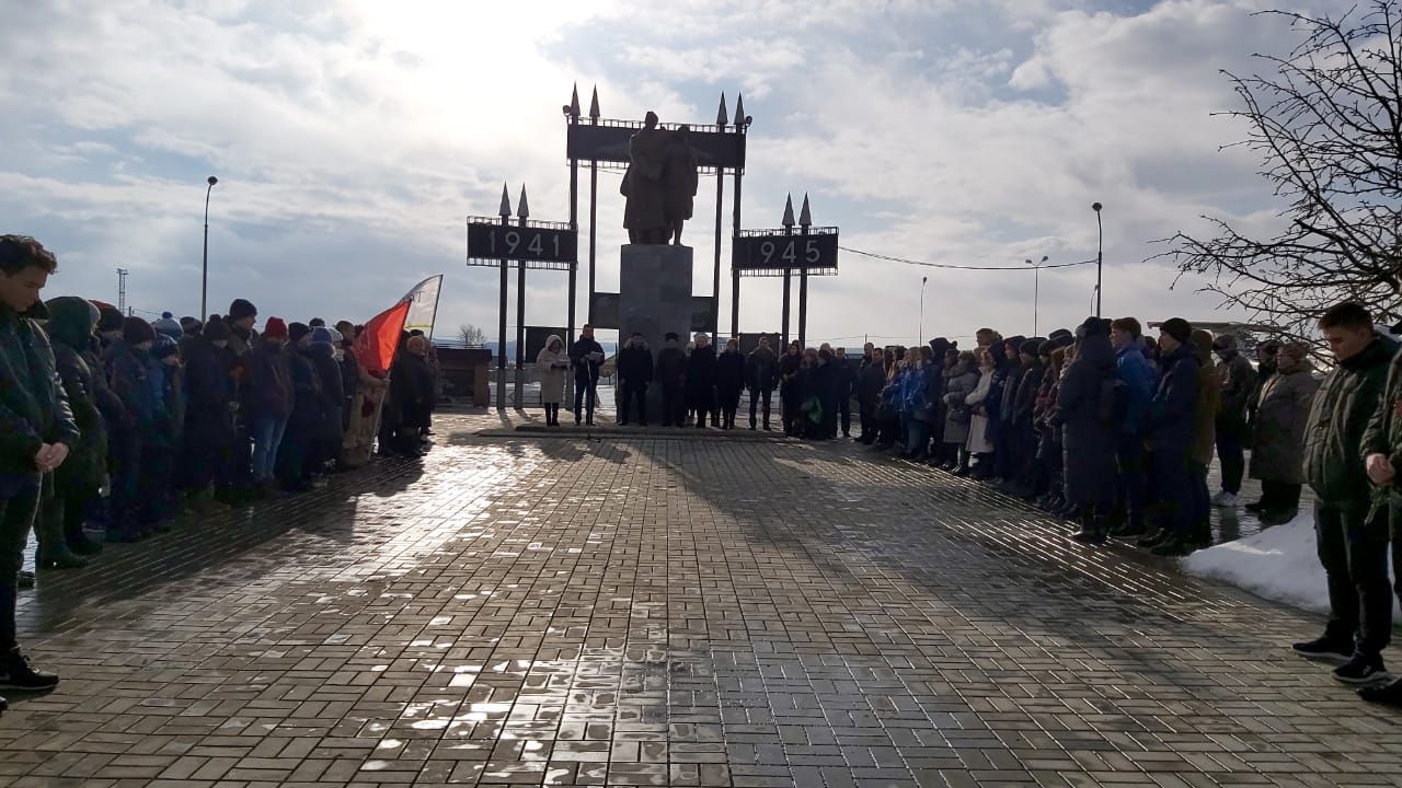 В парке Победы прошло мероприятие, посвящённое Дню Защитников Отечества