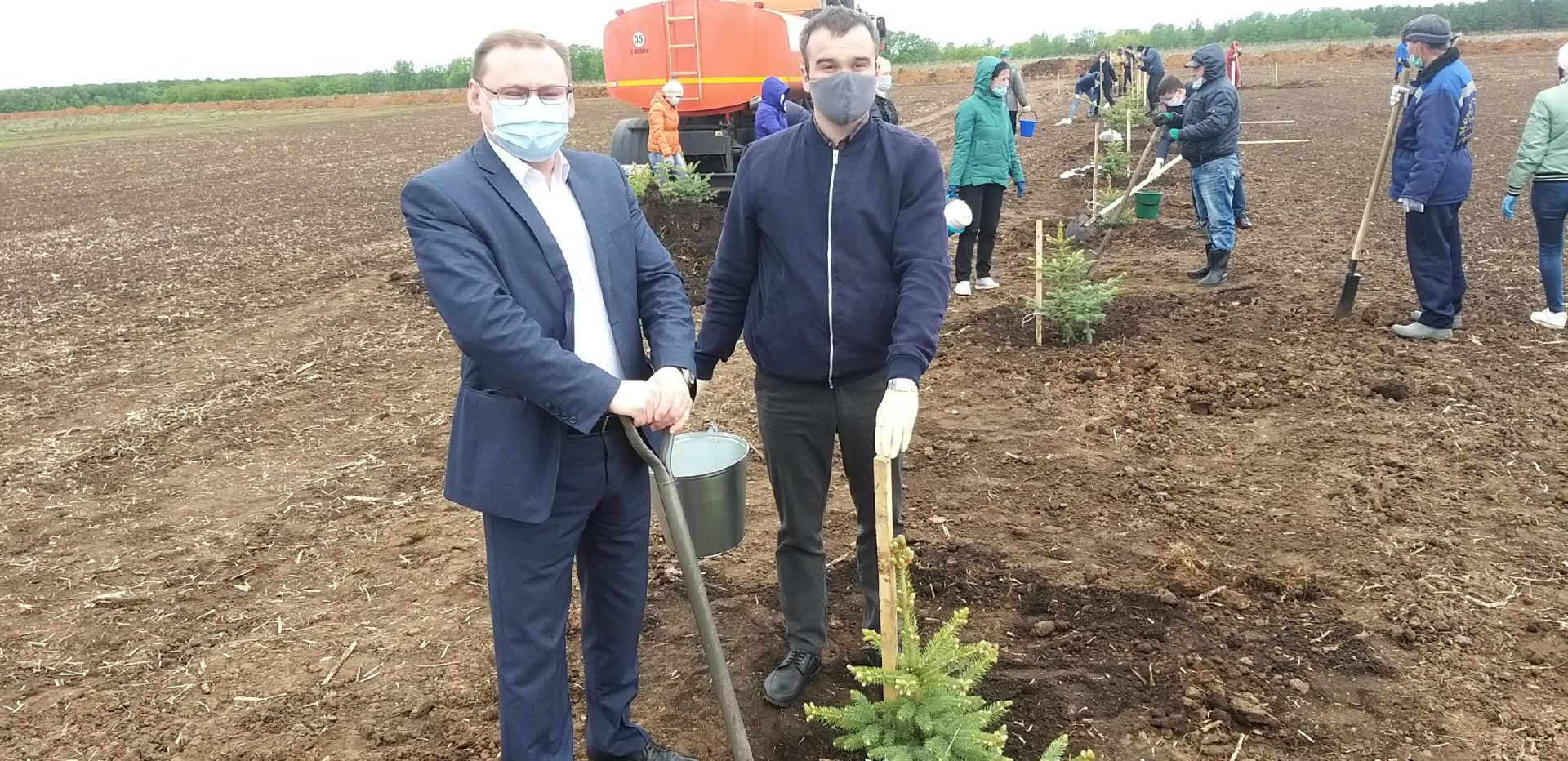 В Мензелинске заложен сквер Памяти