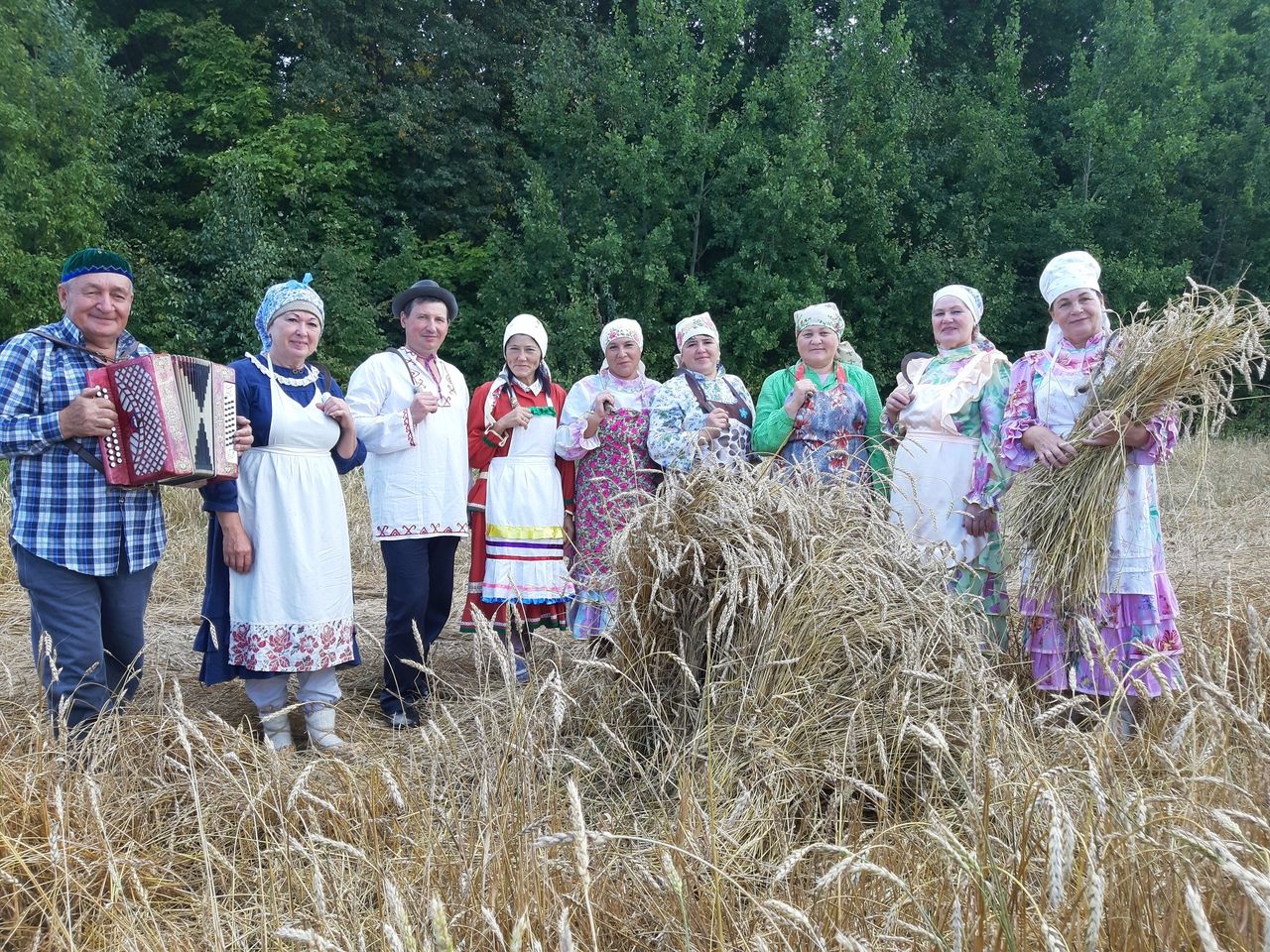 Праздник Первого Снопа прошёл в селе Подгорный Байлар