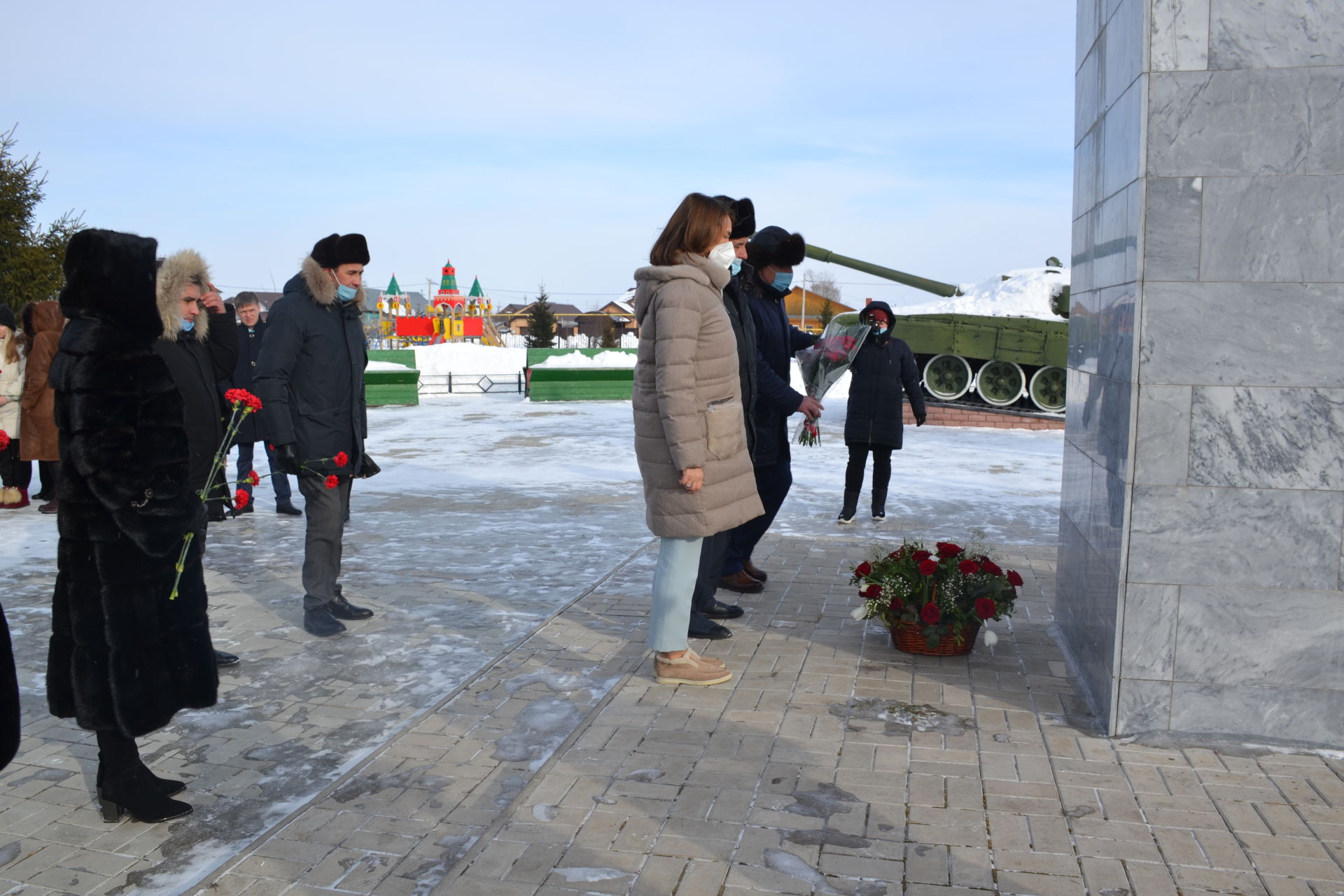 В Мензелинске состоялся торжественный митинг в честь Дня защитника Отечества