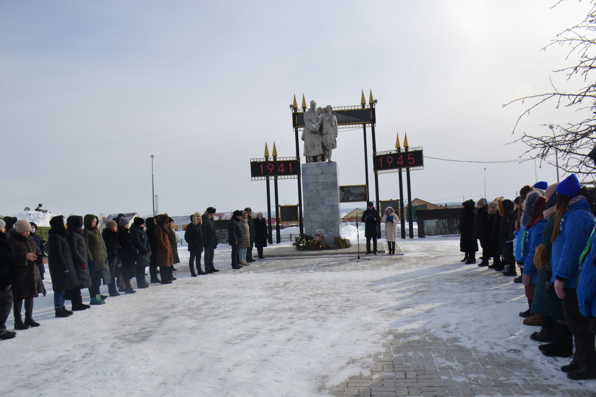 В Мензелинске состоялся торжественный митинг в честь Дня защитника Отечества