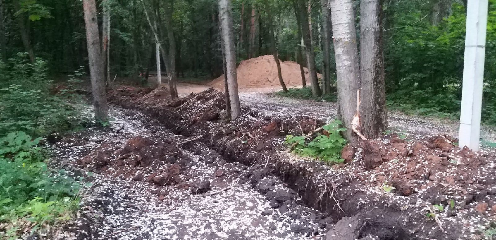 В мензелинском парке имени Ленина началось строительство по российскому гранту