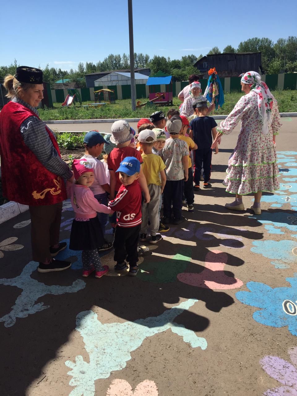 Дети в Мензелинском районе не остались без Сабантуя