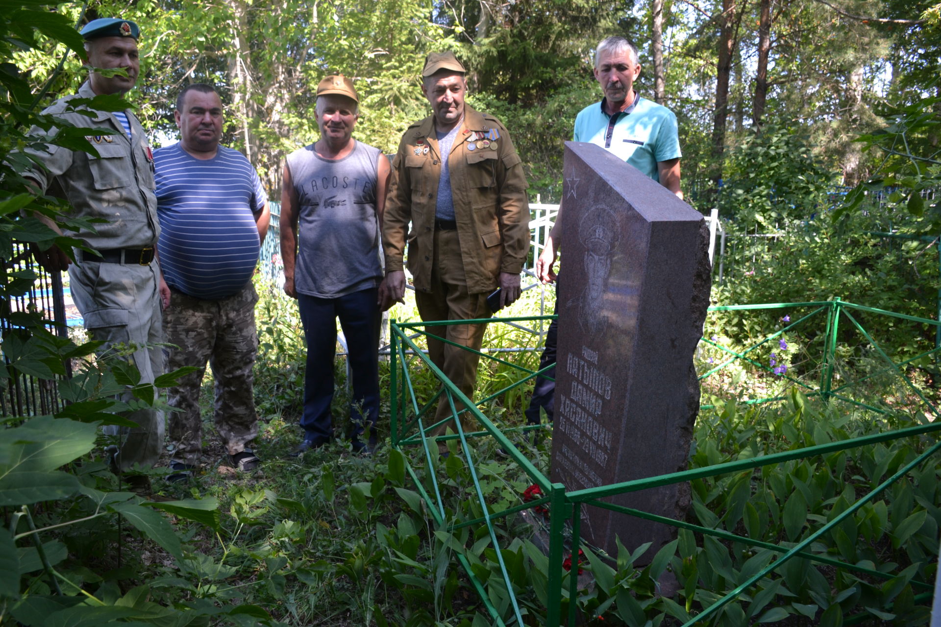 В Дусай-Кичу почтили память воина-интернационалиста, кавалера ордена “Красная Звезда” Дамира Латыпова