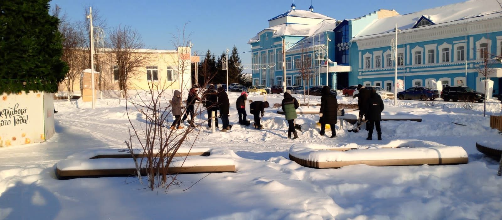 Мензелинск готовится к встрече Нового года