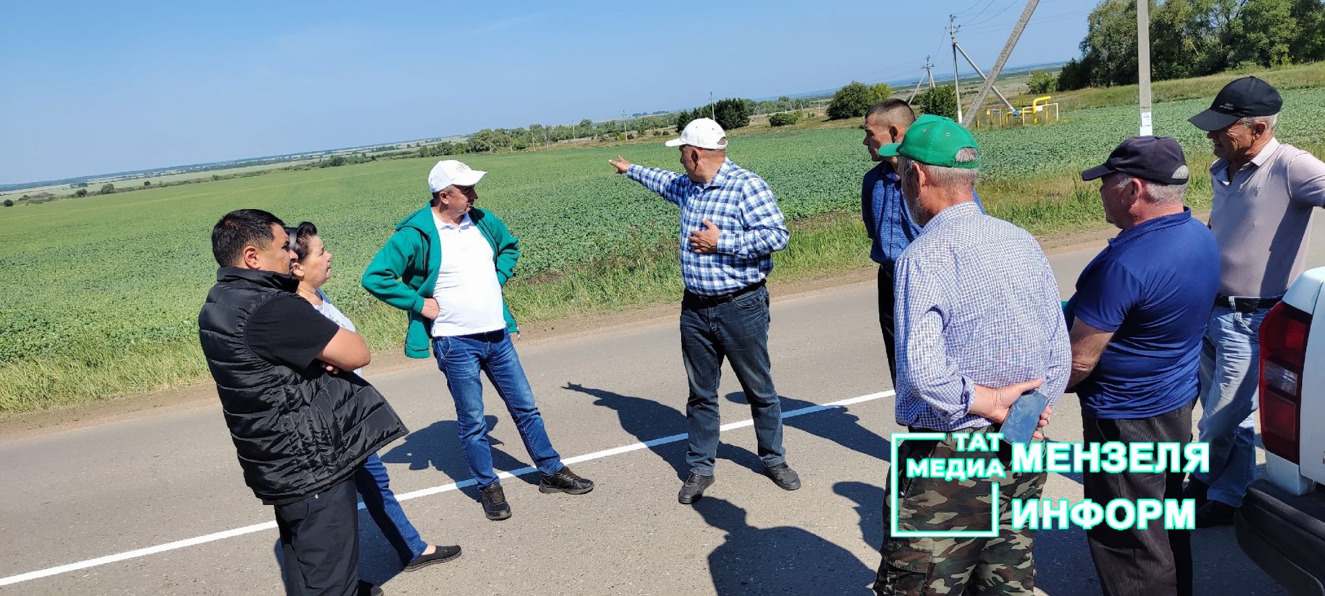 В Мензелинском районе есть поля, обещающие урожай