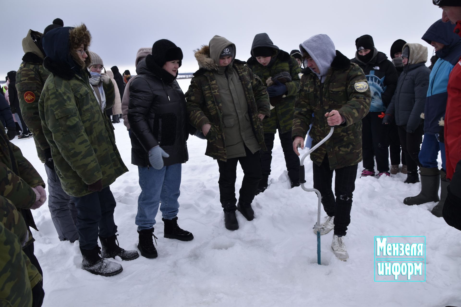 В Мензелинске на высоком уровне прошли Соревнования по подледной рыбалке и Фестиваль ухи