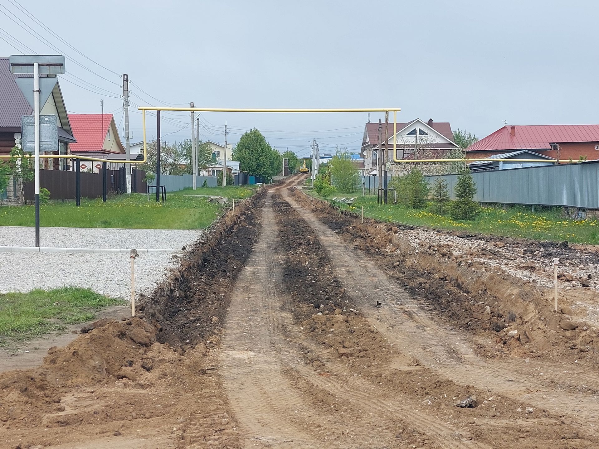 В Мензелинске полным ходом идут дорожные работы