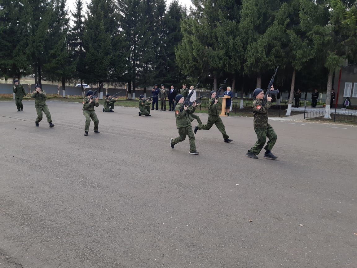 30 апреля в кадетской школе-интернат прошел митинг посвященный Дню Победы