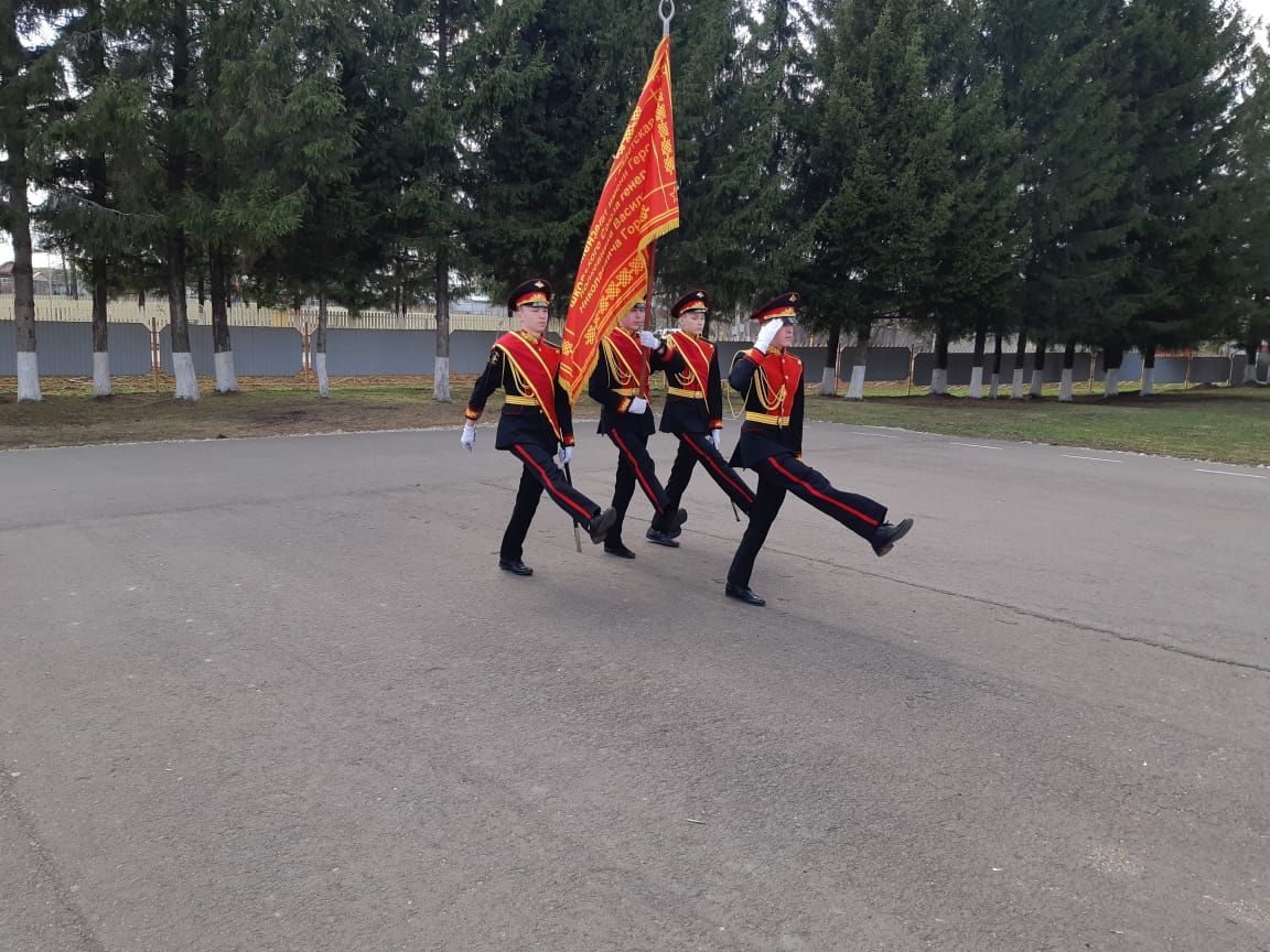 30 апреля в кадетской школе-интернат прошел митинг посвященный Дню Победы