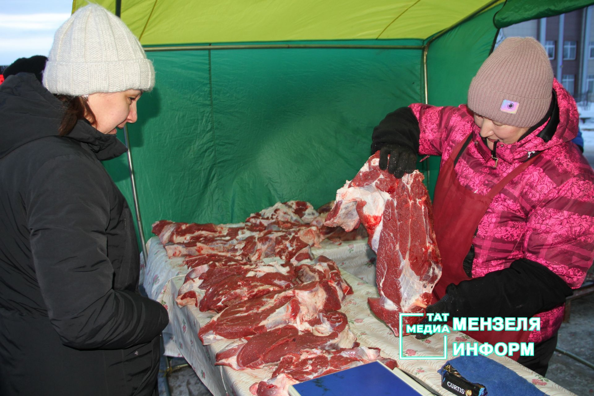 Предновогодняя ярмарка в  Мензелинске