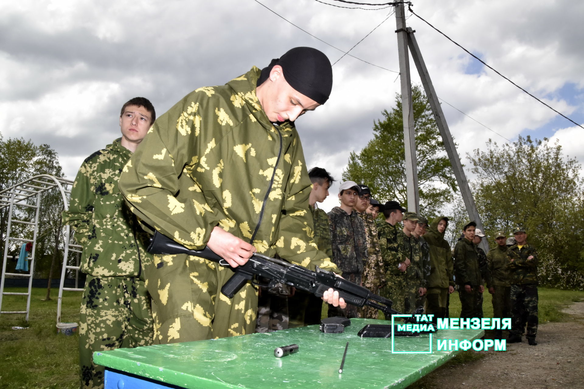 Учебно-полевые сборы в селе Аю Мензелинского района