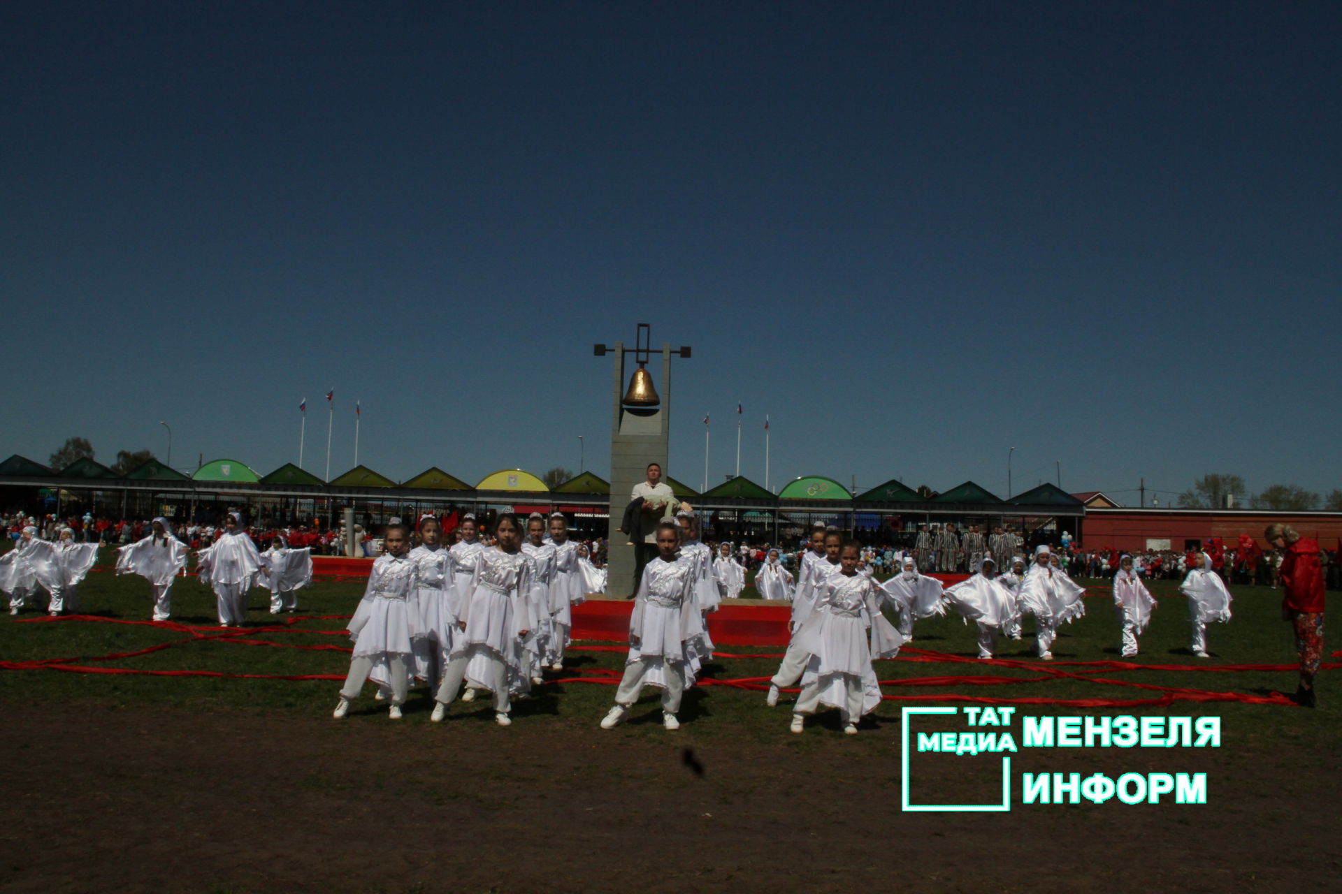 Театрализованное представление в честь Дня Победы в Мензелинске