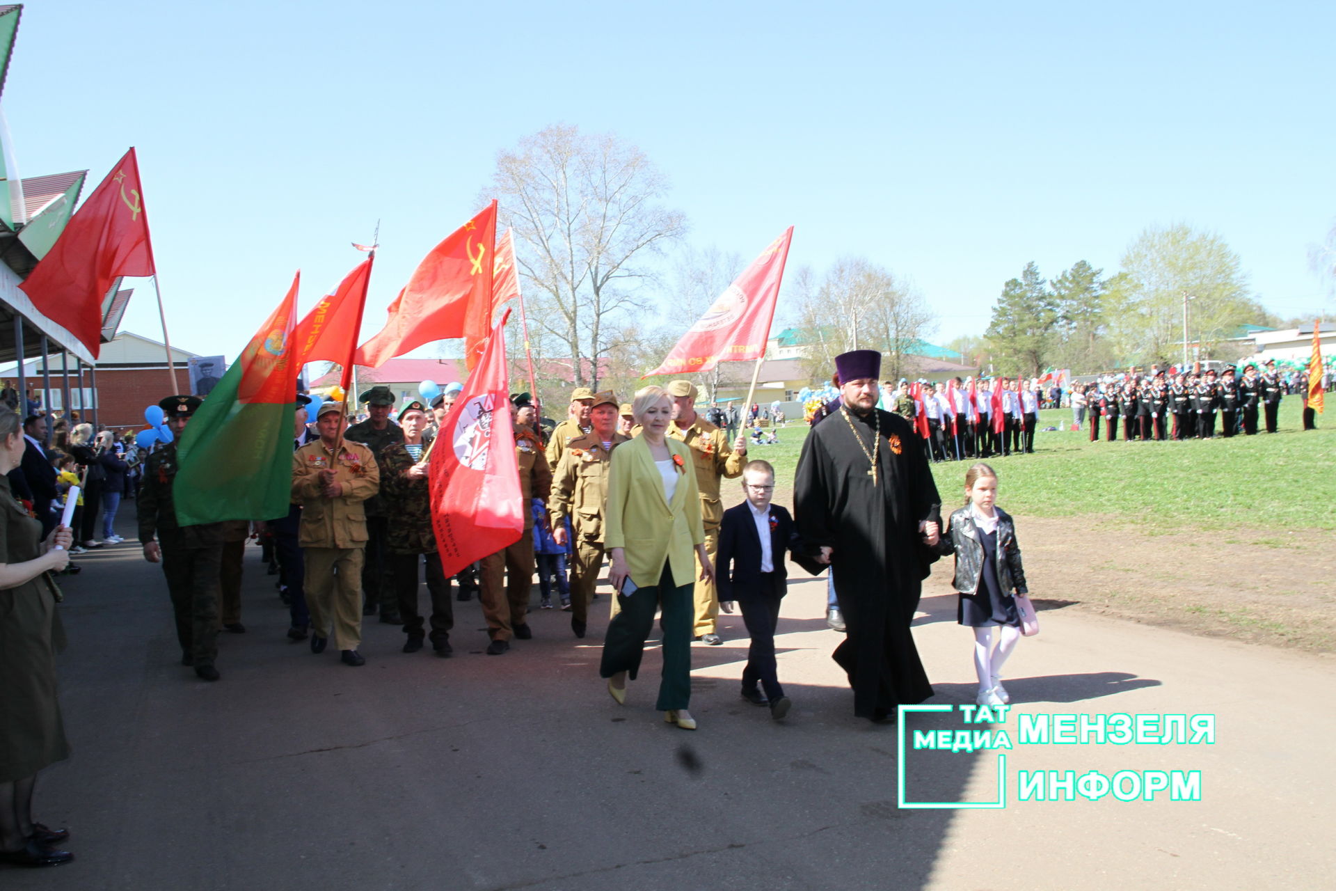 Парад Победы 9 мая в Мензелинске