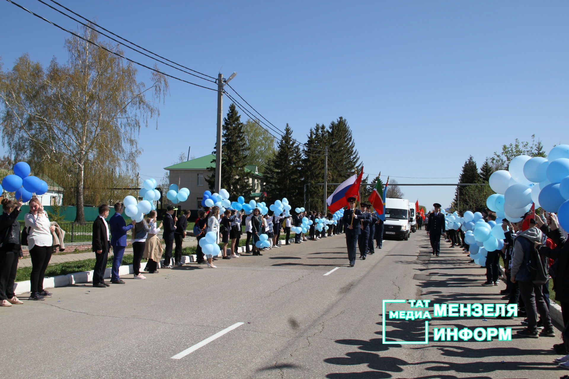 Парад Победы 9 мая в Мензелинске