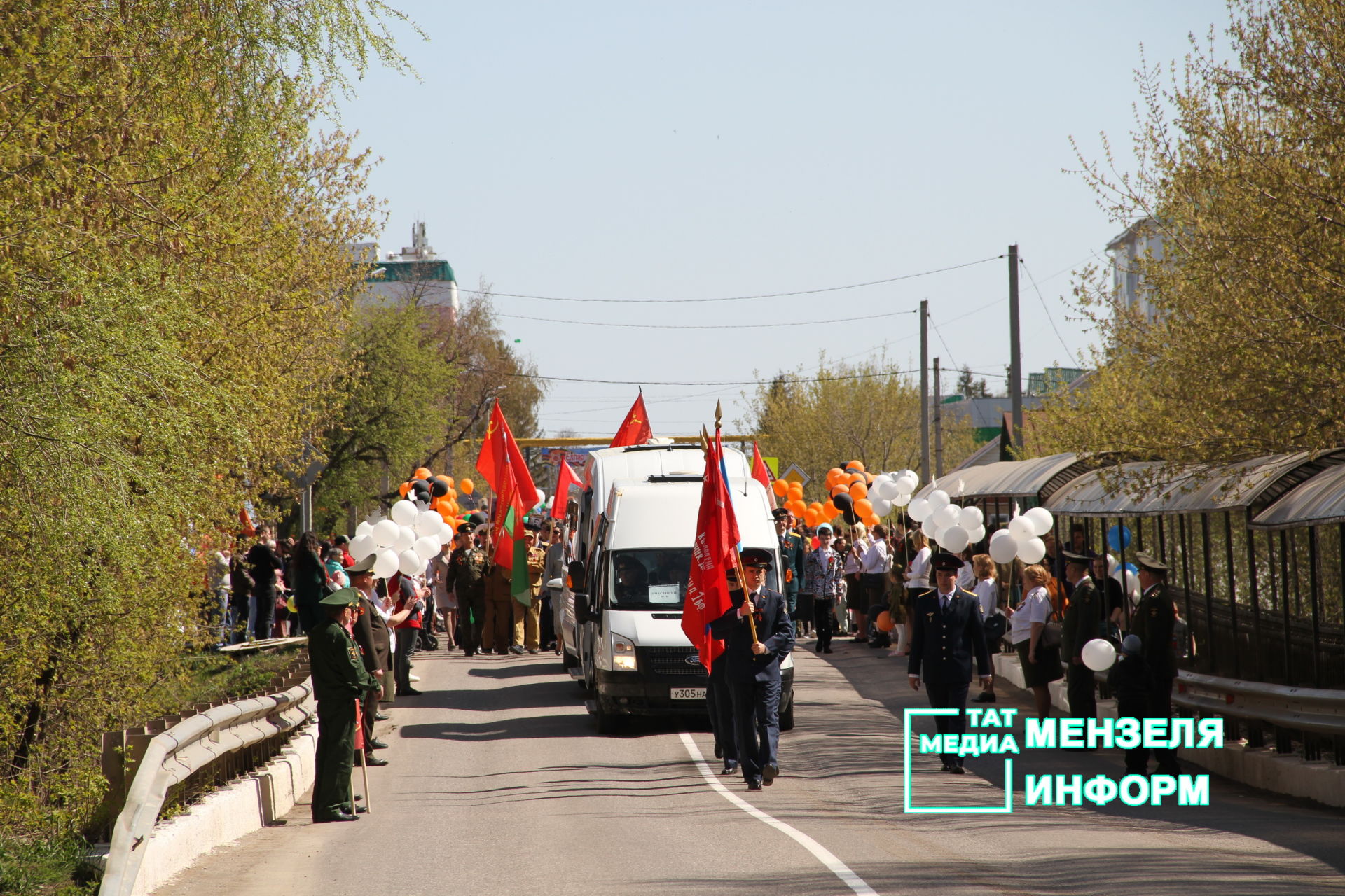 Парад Победы 9 мая в Мензелинске