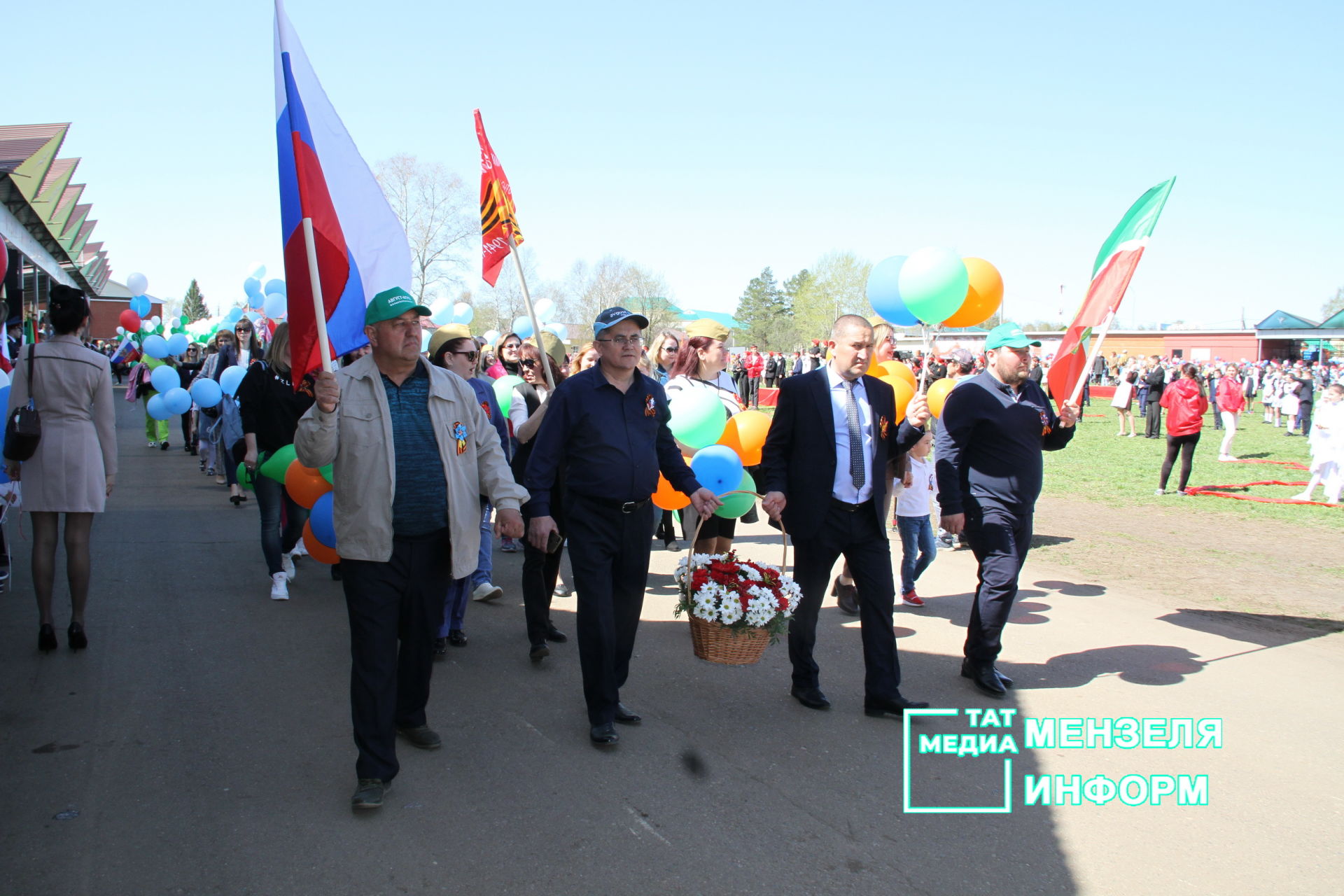 Парад Победы 9 мая в Мензелинске