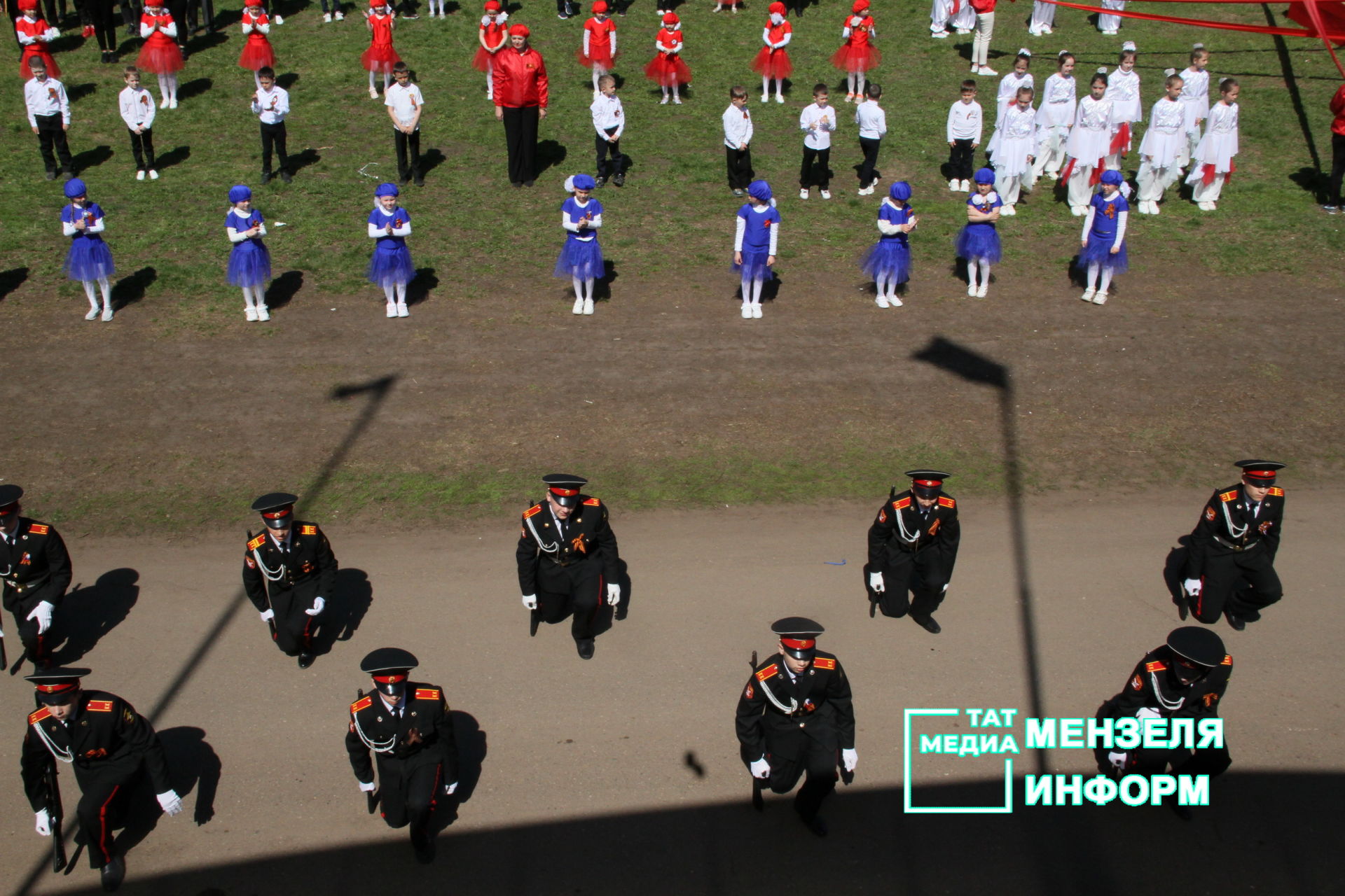 Выступление кадетов на Параде Победы в Мензелинске