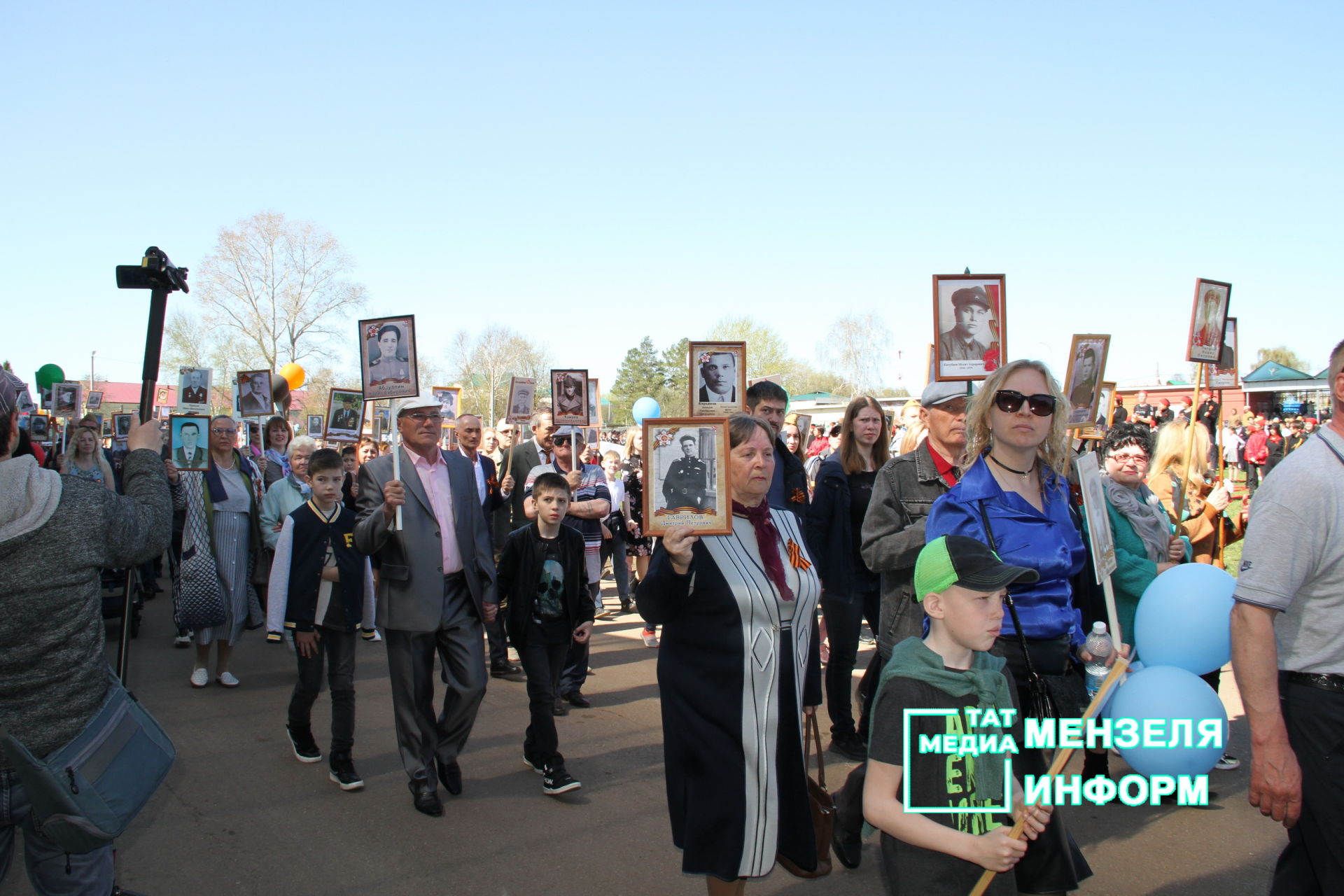 Бессмертный полк в Мензелинске