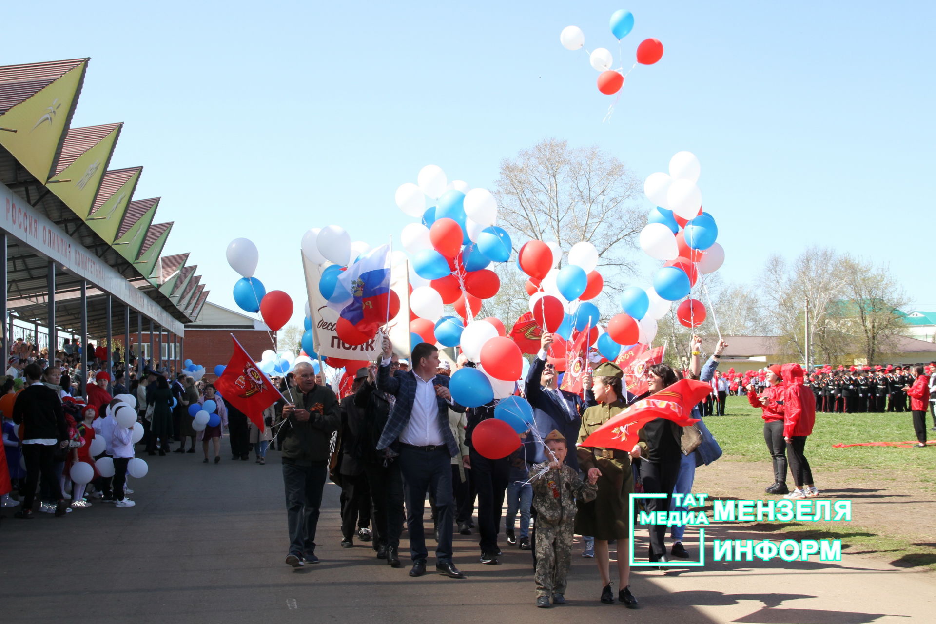 Парад Победы 9 мая в Мензелинске