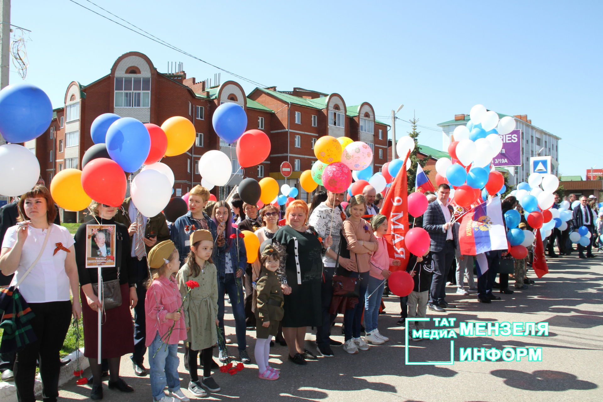 Парад Победы 9 мая в Мензелинске