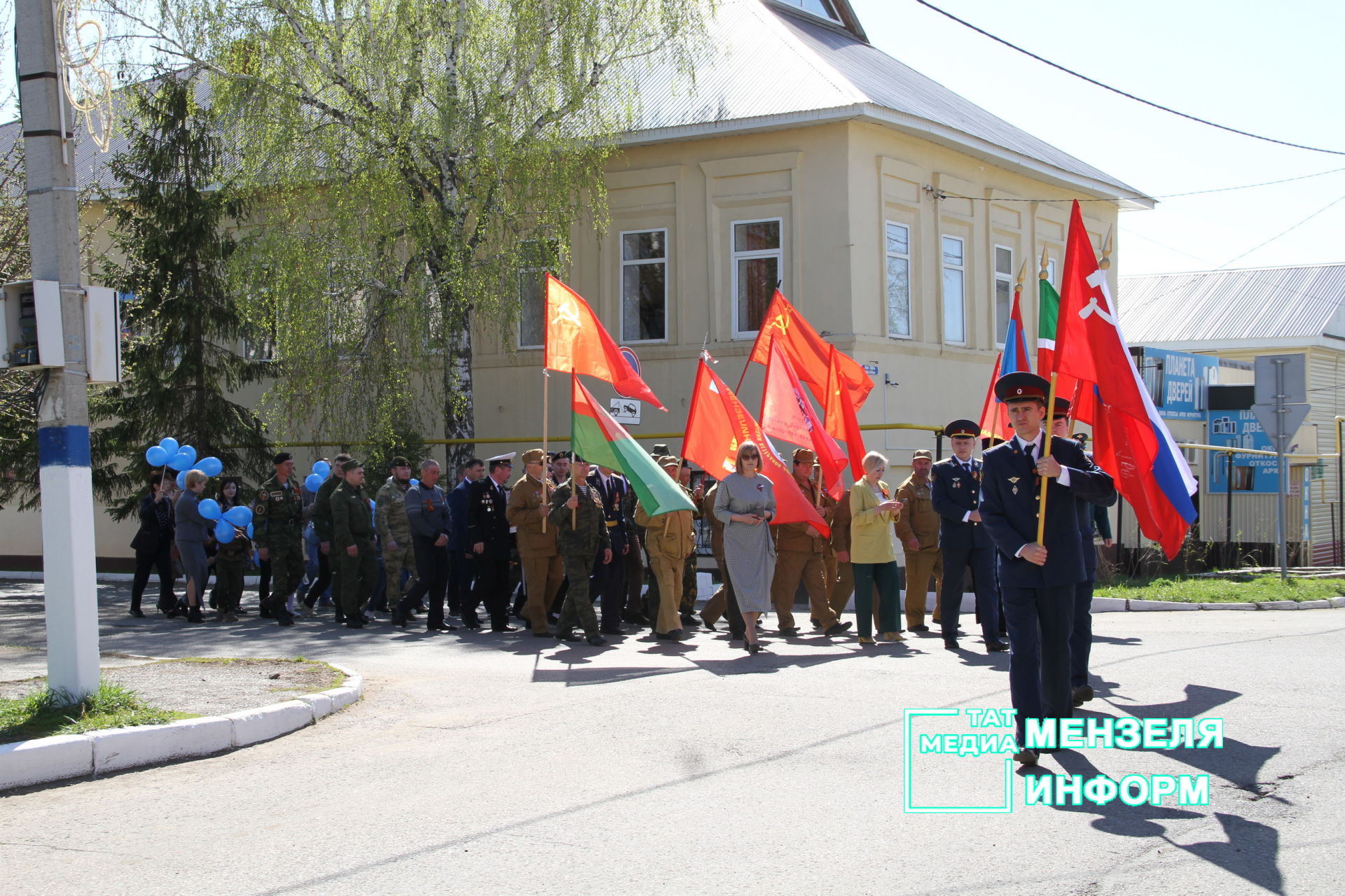 Парад Победы 9 мая в Мензелинске