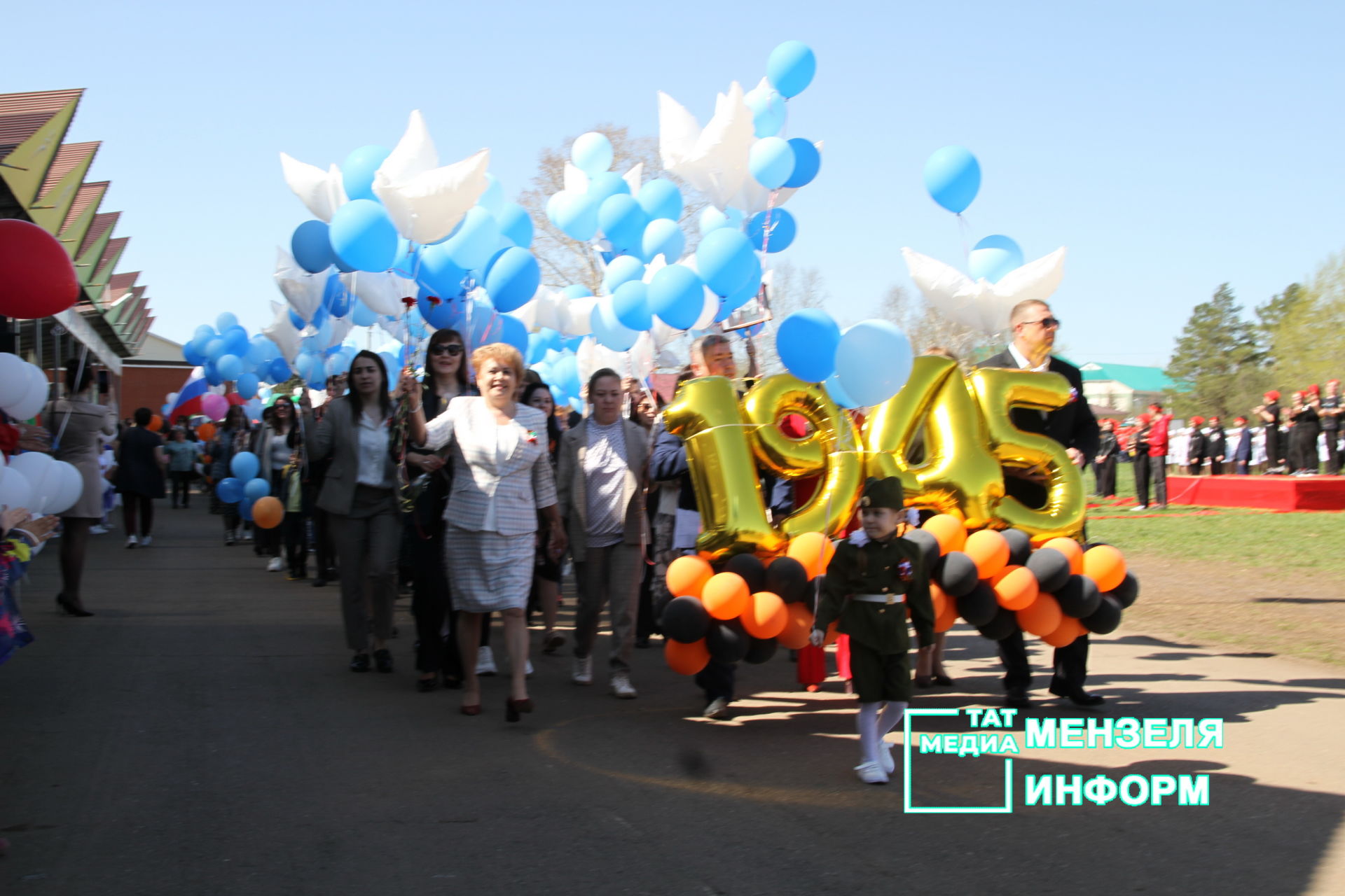 Парад Победы 9 мая в Мензелинске