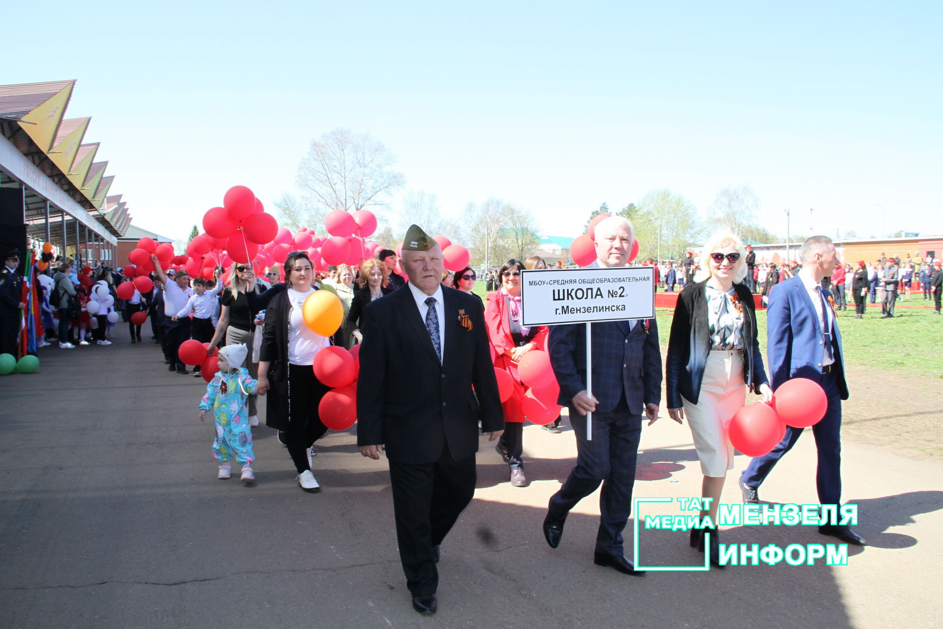 Парад Победы 9 мая в Мензелинске