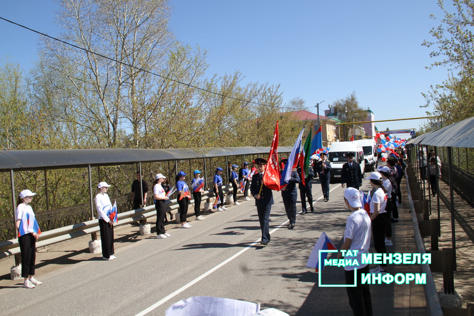 Парад Победы 9 мая в Мензелинске