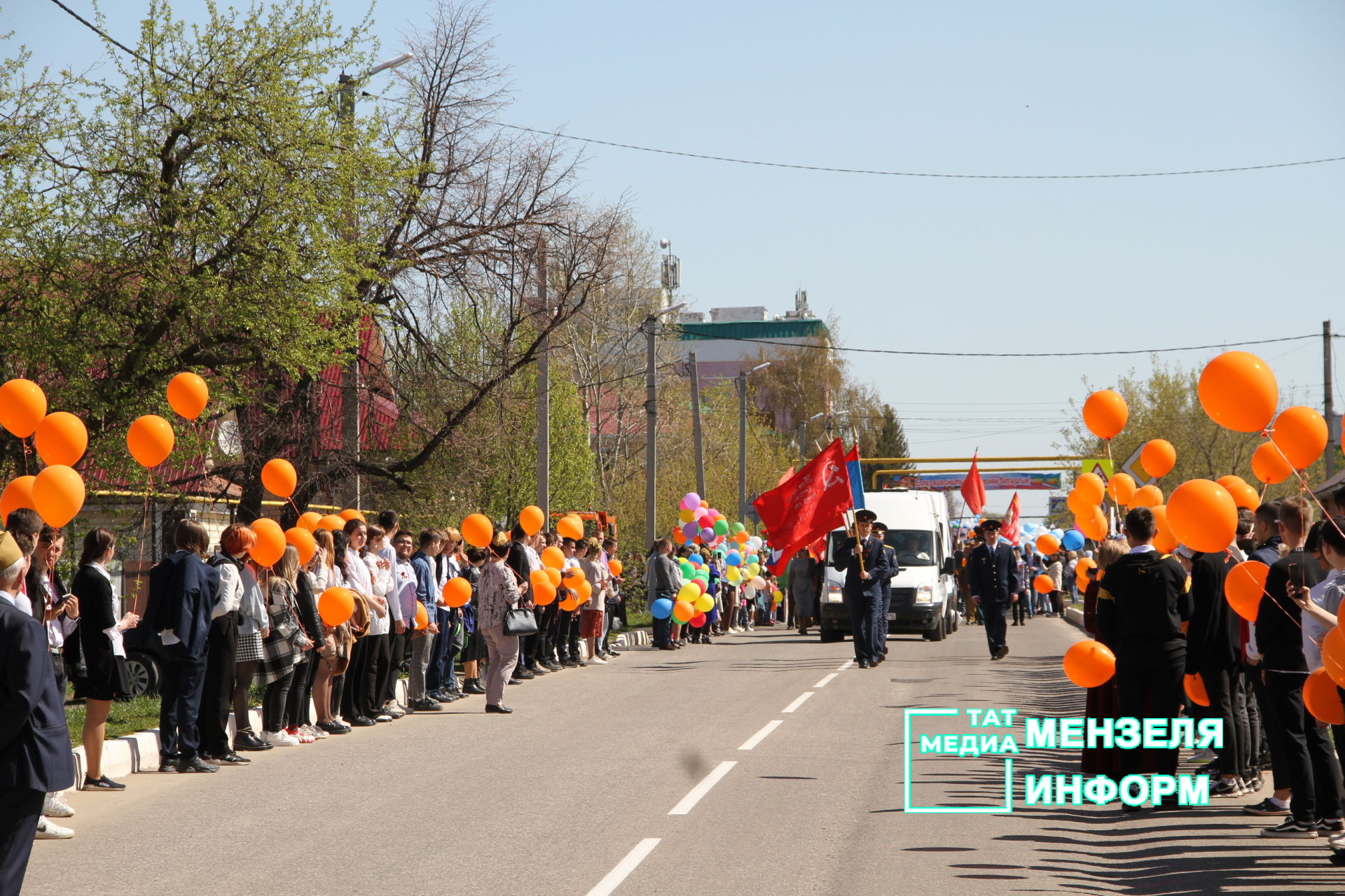 Парад Победы 9 мая в Мензелинске