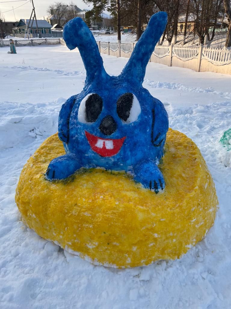 Новогодний Мензелинск прекрасен и днём, и вечером