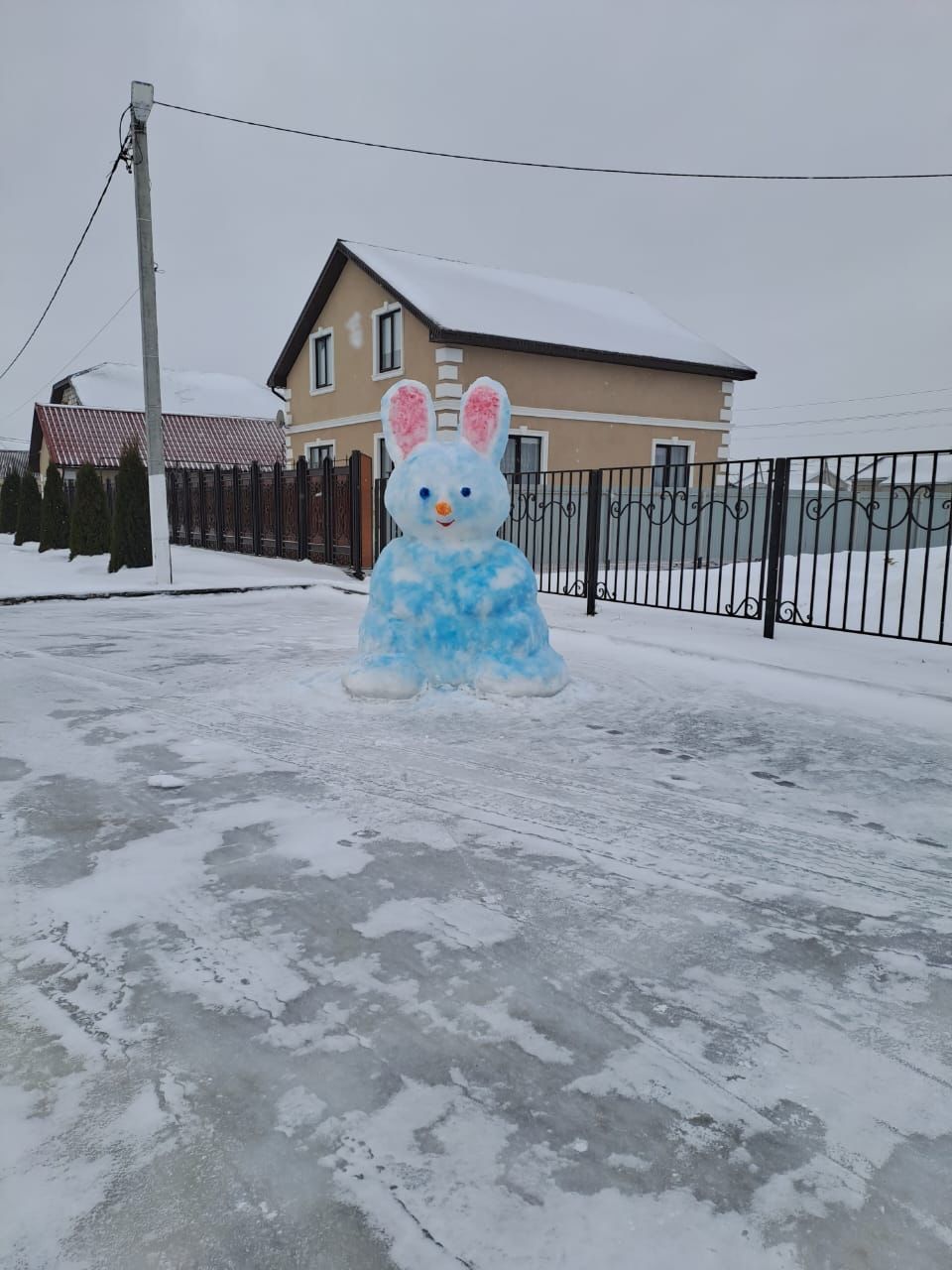 Новогодний Мензелинск прекрасен и днём, и вечером