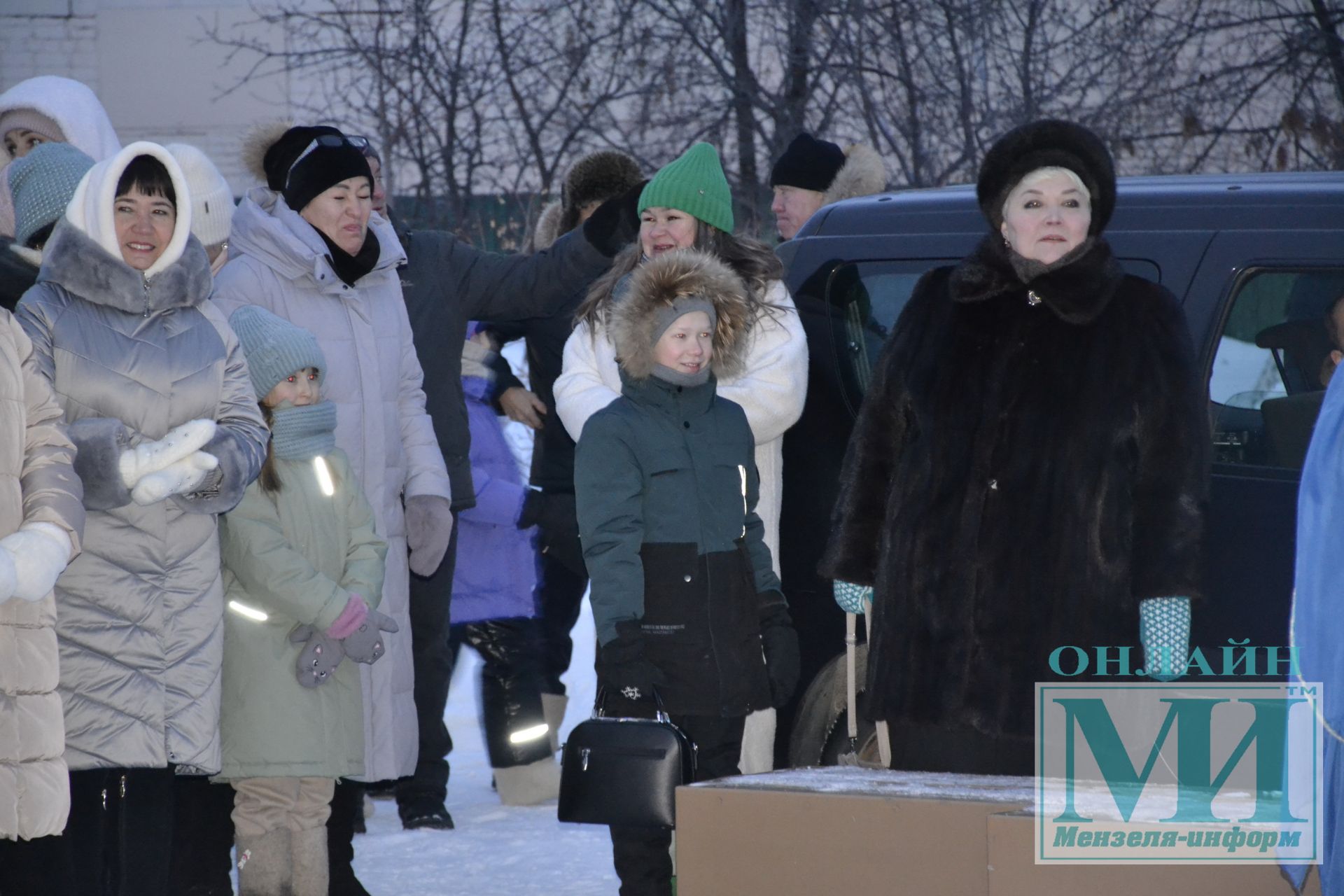 Открытие елки в Школьном сквере Мензелинска