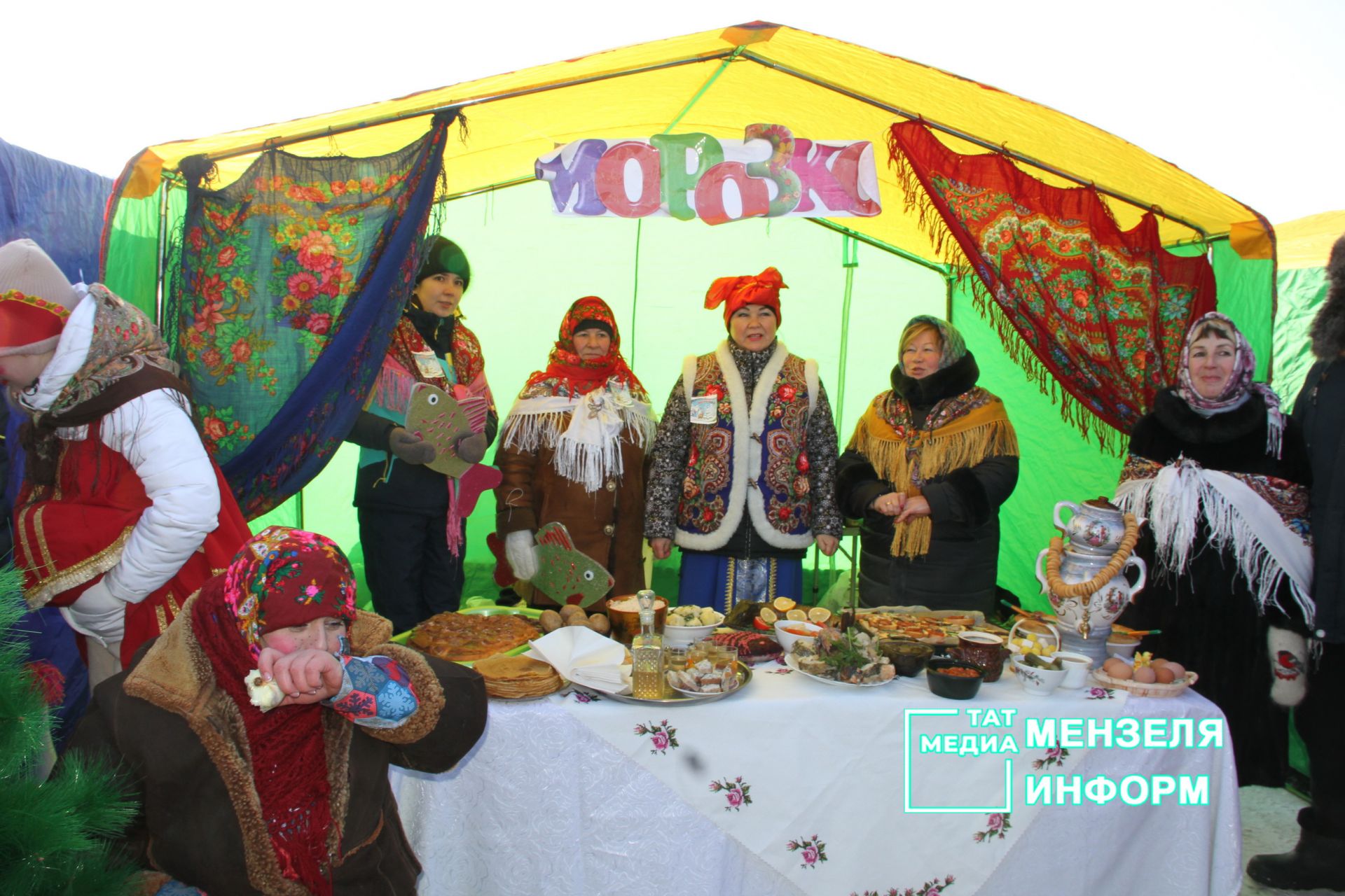 Соревнования по зимней ловле рыбы  и фестиваль ухи в Мензелинске