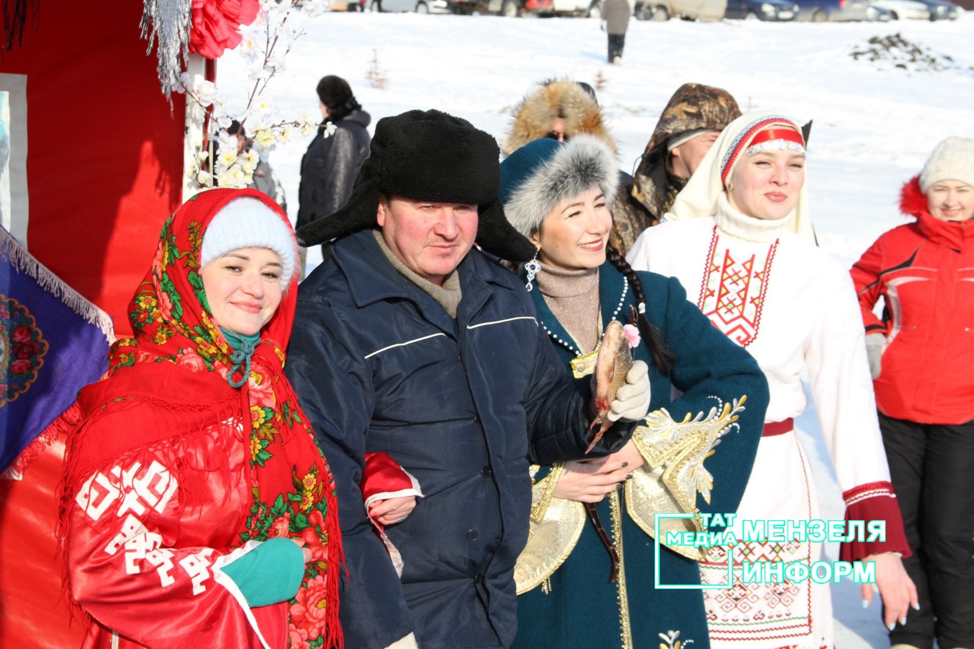 Соревнования по зимней ловле рыбы  и фестиваль ухи в Мензелинске