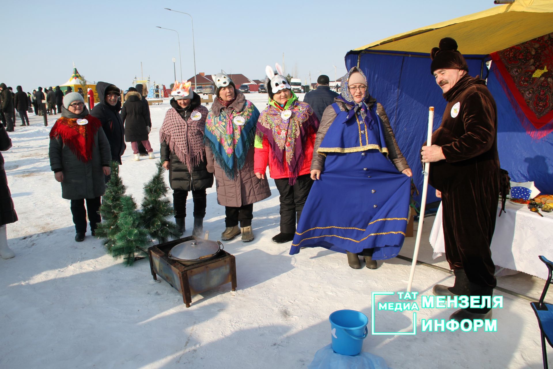 Соревнования по зимней ловле рыбы  и фестиваль ухи в Мензелинске