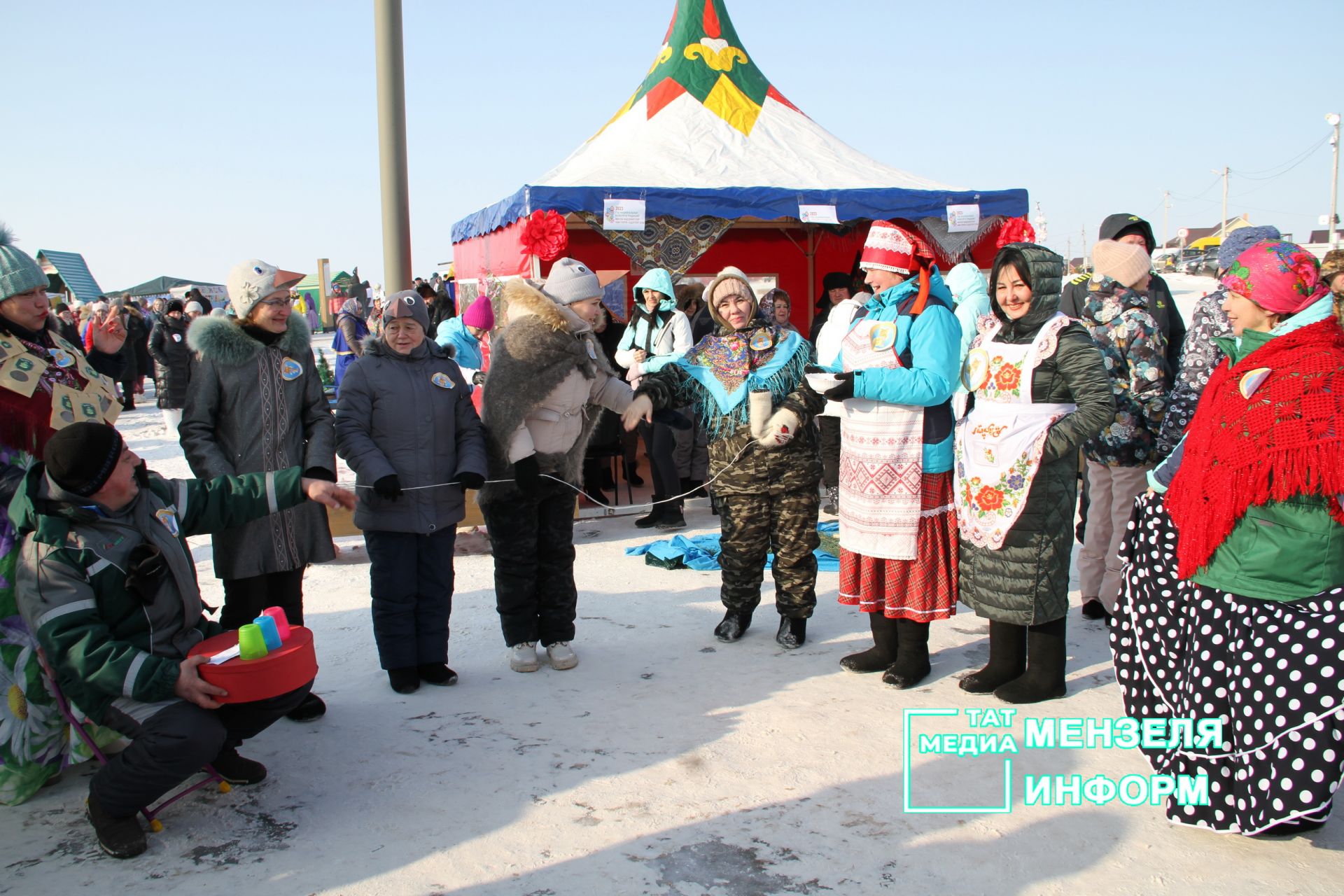 Соревнования по зимней ловле рыбы  и фестиваль ухи в Мензелинске