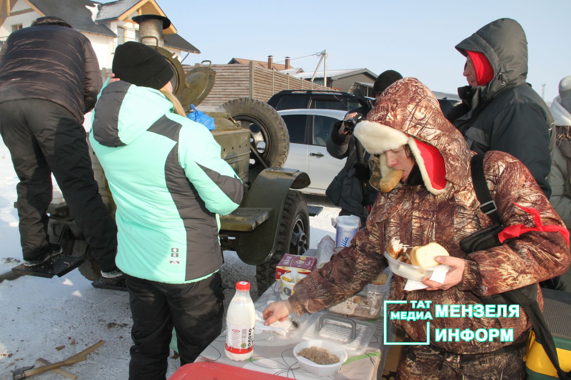 Соревнования по зимней ловле рыбы  и фестиваль ухи в Мензелинске