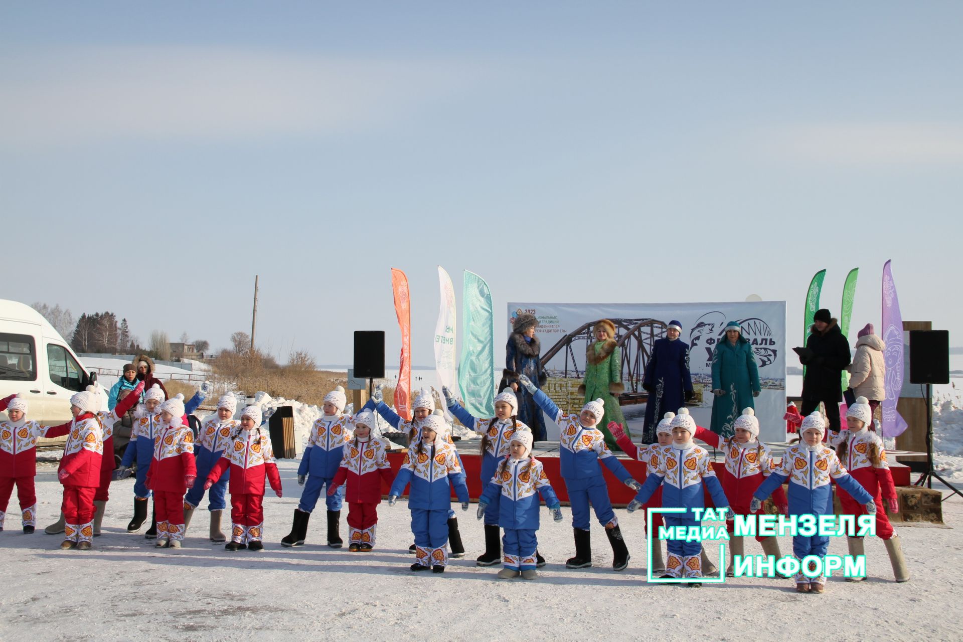 Соревнования по зимней ловле рыбы  и фестиваль ухи в Мензелинске