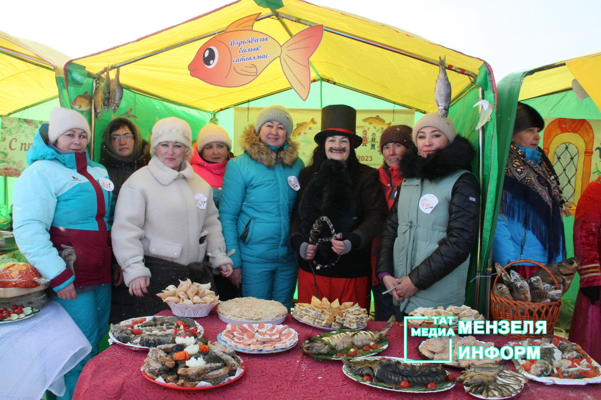 Соревнования по зимней ловле рыбы  и фестиваль ухи в Мензелинске