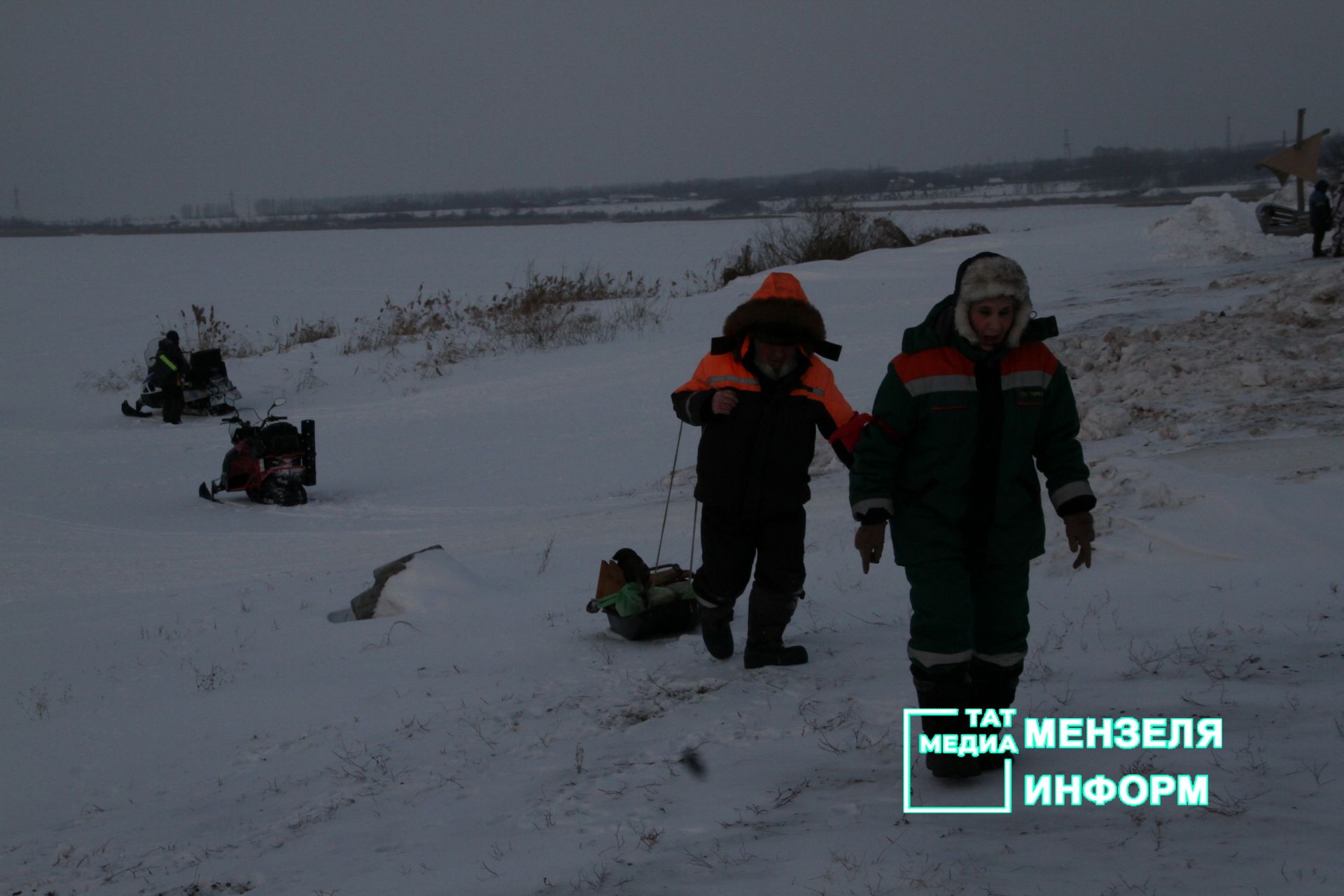 Соревнования по зимней ловле рыбы  и фестиваль ухи в Мензелинске